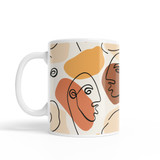 Abstract Line Pattern Coffee Mug By Artists Collection