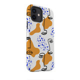 Abstract Line Faces iPhone Tough Case By Artists Collection