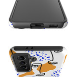 Abstract Line Faces Samsung Tough Case By Artists Collection