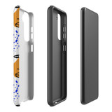 Abstract Line Faces Samsung Tough Case By Artists Collection