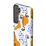 Abstract Line Faces Samsung Tough Case By Artists Collection