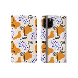 Abstract Line Faces iPhone Folio Case By Artists Collection