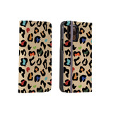 Abstract Leopard Skin Pattern iPhone Folio Case By Artists Collection