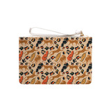 Abstract Leopard Pattern Clutch Bag By Artists Collection