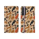 Abstract Leopard Pattern Samsung Folio Case By Artists Collection