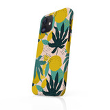 Abstract Tropical Lemons Pattern iPhone Snap Case By Artists Collection