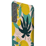 Abstract Tropical Lemons Pattern Samsung Snap Case By Artists Collection