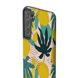 Abstract Tropical Lemons Pattern Samsung Tough Case By Artists Collection