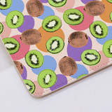 Abstract Kiwi Pattern Clutch Bag By Artists Collection