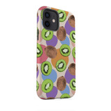 Abstract Kiwi Pattern iPhone Tough Case By Artists Collection