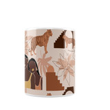 Abstract Jungle Pattern Coffee Mug By Artists Collection