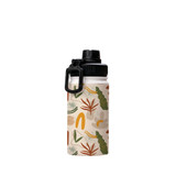 Abstract Leaves And Trees Pattern Water Bottle By Artists Collection