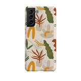 Abstract Leaves And Trees Pattern Samsung Snap Case By Artists Collection