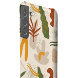 Abstract Leaves And Trees Pattern Samsung Snap Case By Artists Collection