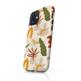 Abstract Leaves And Trees Pattern iPhone Tough Case By Artists Collection