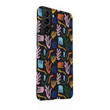 Abstract Flowers And Leaves Pattern Samsung Snap Case By Artists Collection