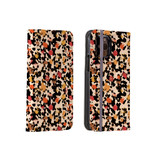 Abstract Paint Splashes Pattern iPhone Folio Case By Artists Collection