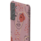 Abstract Face Pattern Samsung Snap Case By Artists Collection