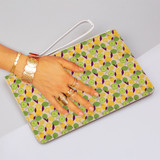 Abstract Citrus Background Clutch Bag By Artists Collection