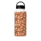 Abstract Cheetah Pattern Water Bottle By Artists Collection