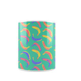 Abstract Banana Pattern Coffee Mug By Artists Collection