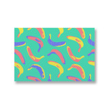 Abstract Banana Pattern Canvas Print By Artists Collection