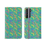 Abstract Banana Pattern Samsung Folio Case By Artists Collection