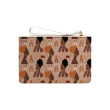 Abstract African Pattern Clutch Bag By Artists Collection