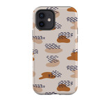 Abstract Terracotta Pattern iPhone Tough Case By Artists Collection