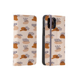 Abstract Terracotta Pattern iPhone Folio Case By Artists Collection