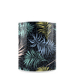 Abstract Palm Leaves Pattern Coffee Mug By Artists Collection