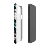 Abstract Palm Leaves Pattern iPhone Snap Case By Artists Collection