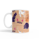 Meow Pattern Coffee Mug By Artists Collection