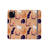 Meow Pattern iPhone Folio Case By Artists Collection