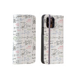 Math Pattern iPhone Folio Case By Artists Collection