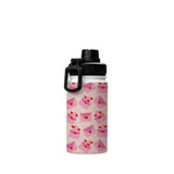 Love Letters With Hearts Pattern Water Bottle By Artists Collection
