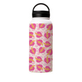 Love Hearts Pattern Water Bottle By Artists Collection