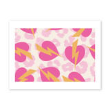 Love Hearts Pattern Art Print By Artists Collection