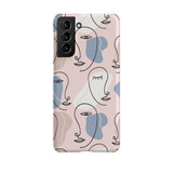 Line Faces Pattern Samsung Snap Case By Artists Collection