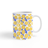 Lemon Slice Pattern Coffee Mug By Artists Collection