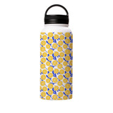 Lemon Slice Pattern Water Bottle By Artists Collection