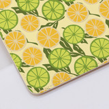 Lemon And Lime Slice Pattern Clutch Bag By Artists Collection