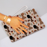 Kwanzaa Pattern Clutch Bag By Artists Collection