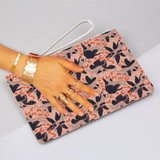 Jungle Leopard Pattern Clutch Bag By Artists Collection