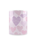 Heart Pattern Coffee Mug By Artists Collection