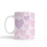 Heart Pattern Coffee Mug By Artists Collection