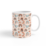 Hand Drawn Rainbows Pattern Coffee Mug By Artists Collection