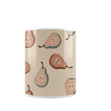 Hand Drawn Pears Pattern Coffee Mug By Artists Collection