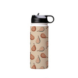 Hand Drawn Pears Pattern Water Bottle By Artists Collection