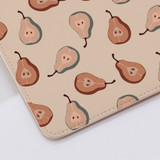 Hand Drawn Pears Pattern Clutch Bag By Artists Collection
